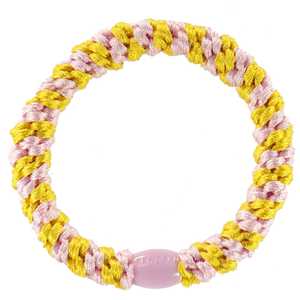 KKNEKKI (Haar)Band (YELLOW PINK STRIPE)