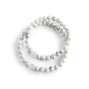 Partnerarmbänder "mick" aus Natursteinperlen (viele Perlenvarianten zur Auswahl)